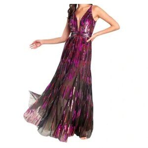 Dress The Population Samira Sequin Gown